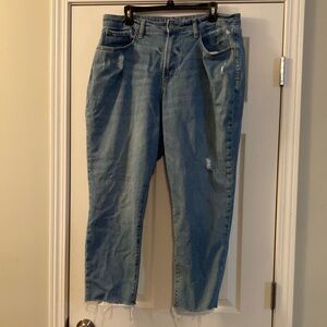 Old Navy Women's High-Rise Curvy O.G. Straight Leg Jeans